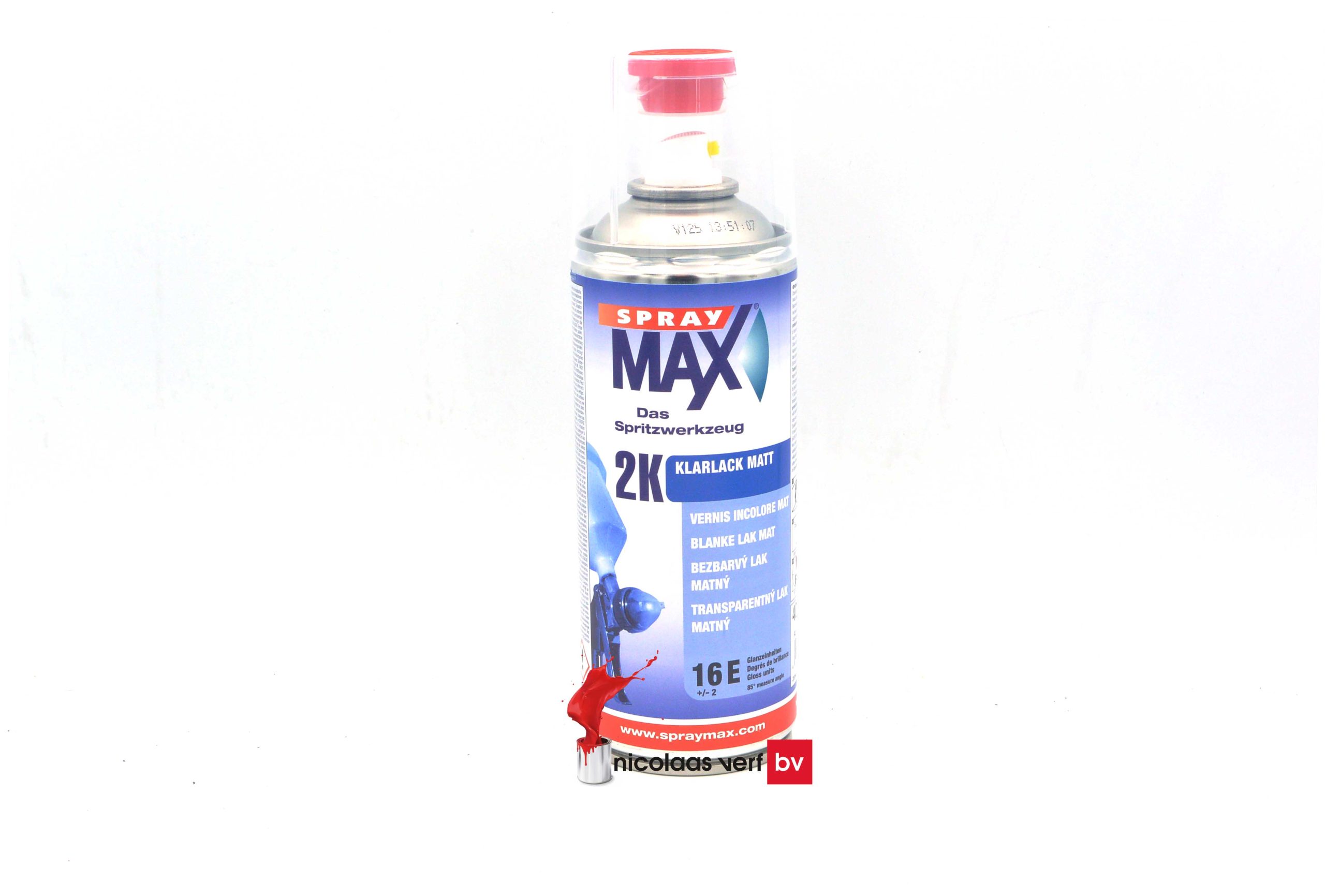 Spray Max 2K Blanke lak Mat 2K Blanke lak Mat