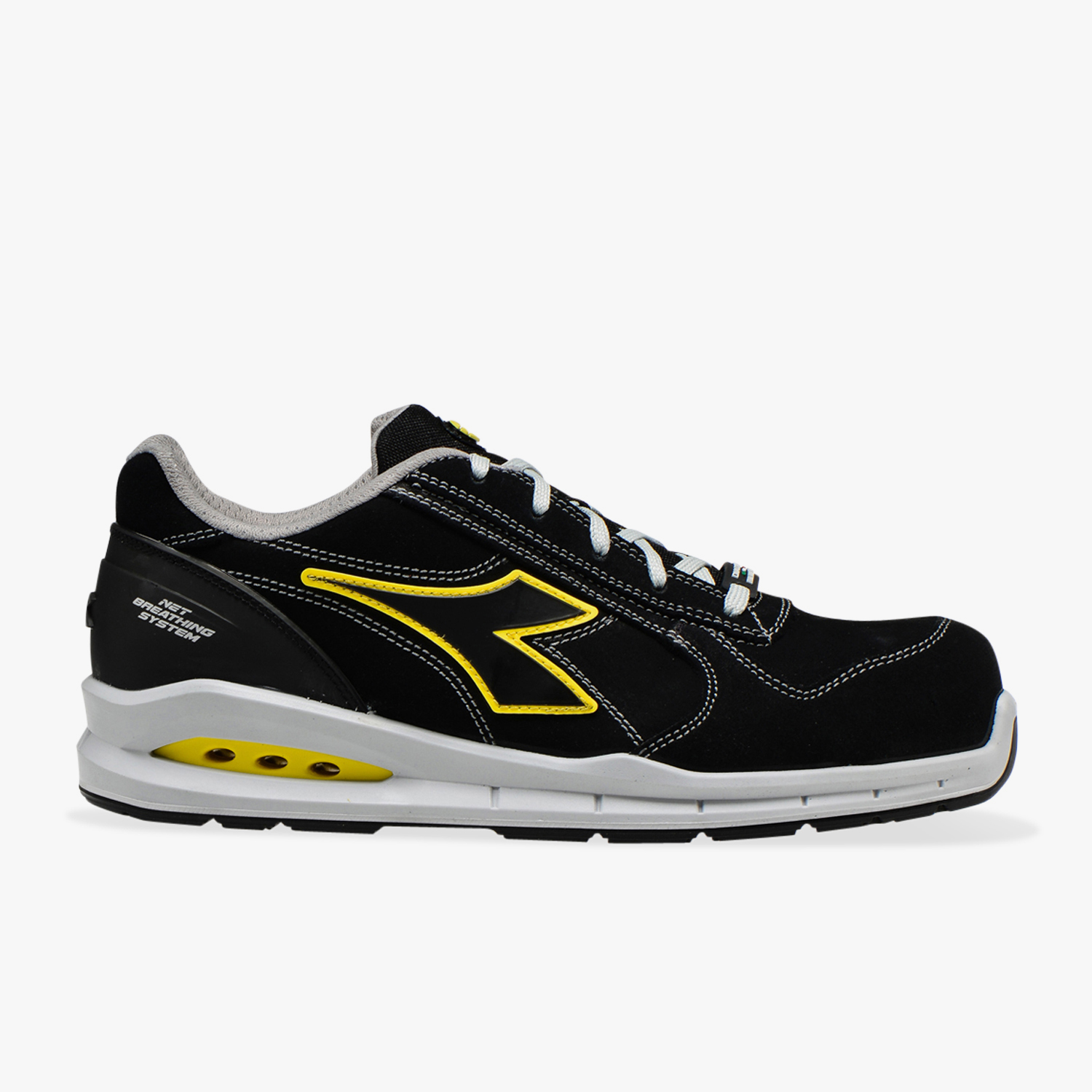 Diadora Run Net Airbox low zwart Diadora Werkschoen Run Net Airbox Low S3 Zwart